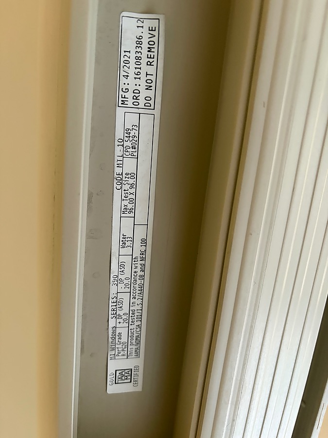 Patio Door Sticker