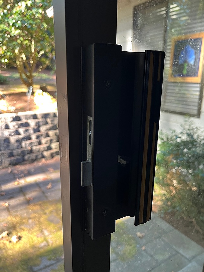 Glass Entry Lock Set Sliding Glass Door Lock : SWISCO.com