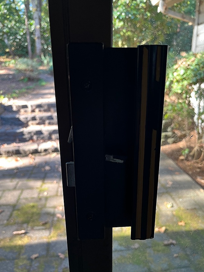 Glass Entry Lock Set Sliding Glass Door Lock : SWISCO.com
